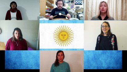 El Coro Delfino Quírici canta