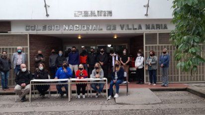 Docentes del Ipem 275 Colegio Nacional piden volver a las aulas