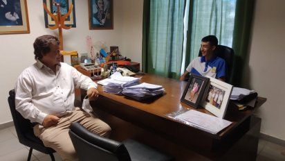 Alumnos secundarios de Adelia María, intendentes por un día