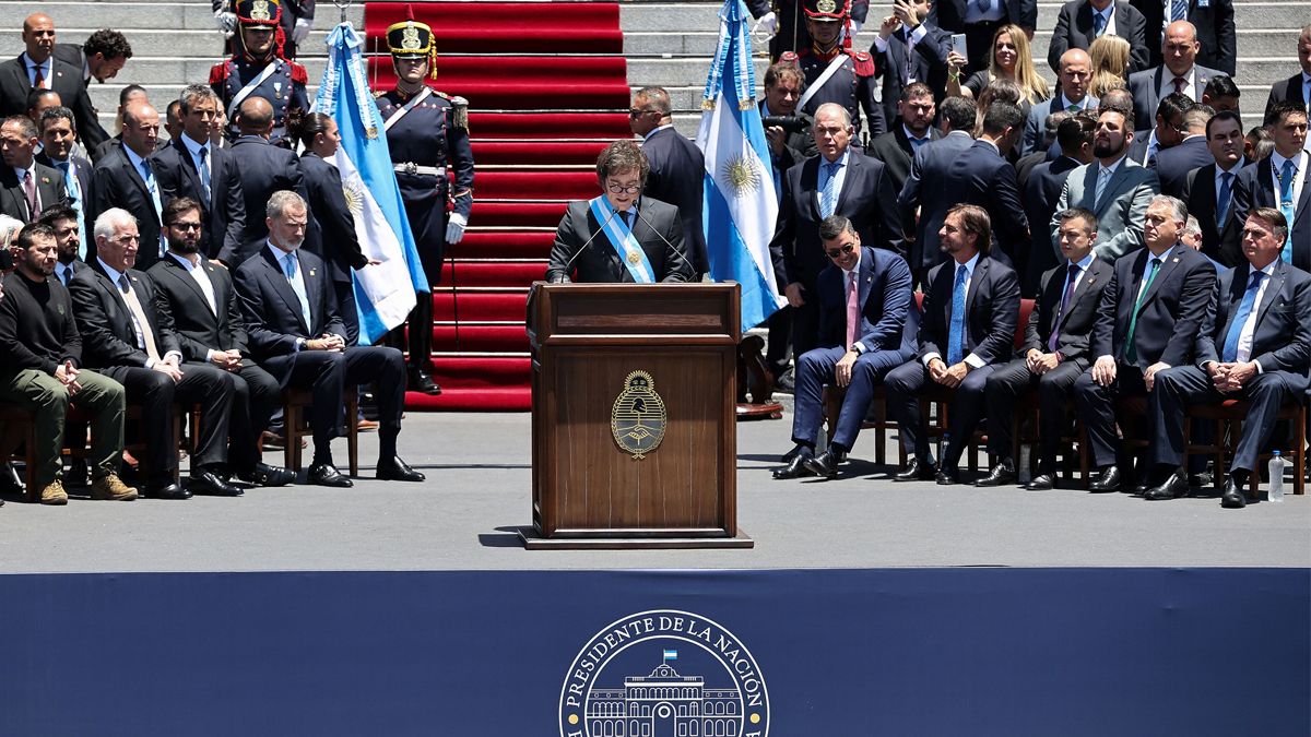 La asunción presidencial de Javier Milei