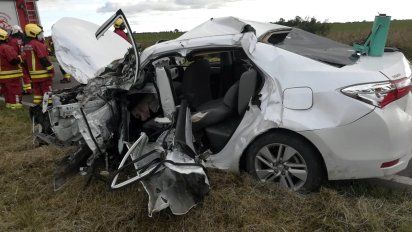 Grave accidente en ruta 35 cerca de Malena: siete heridos