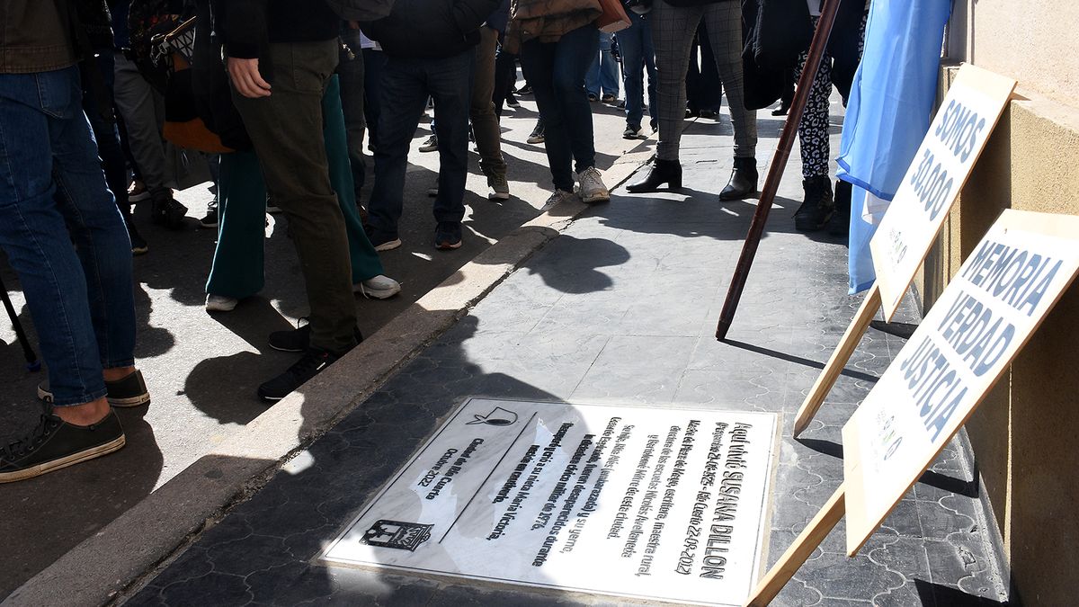 Conmovedor homenaje a Susana Dillon. Foto: Estela Zogbe