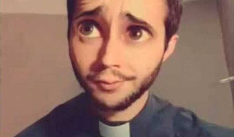Captura de una de las publicaciones del padre Jorge en Instagram.