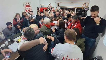 Foresto, tras el triunfo en Gigena: 