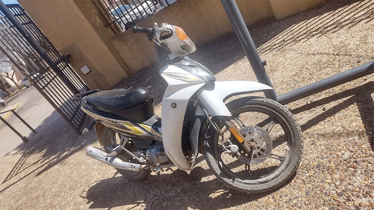 La moto había sido robada en la esquina de Rivadavía y Alberdi.