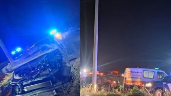 Berrotarán: un automovilista perdió el control Berrotarán: un automovilista perdió el control