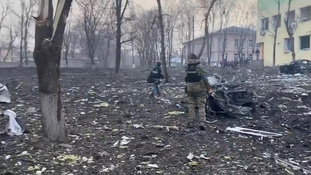 Ucrania denunció que Rusia bombardeó un hospital infantil