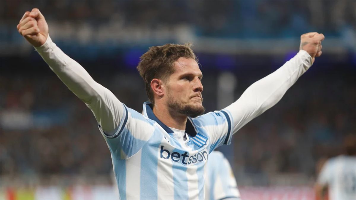 Bruno Zuculini autor del gol con que Racing ganó 1-0 a Central Córdoba