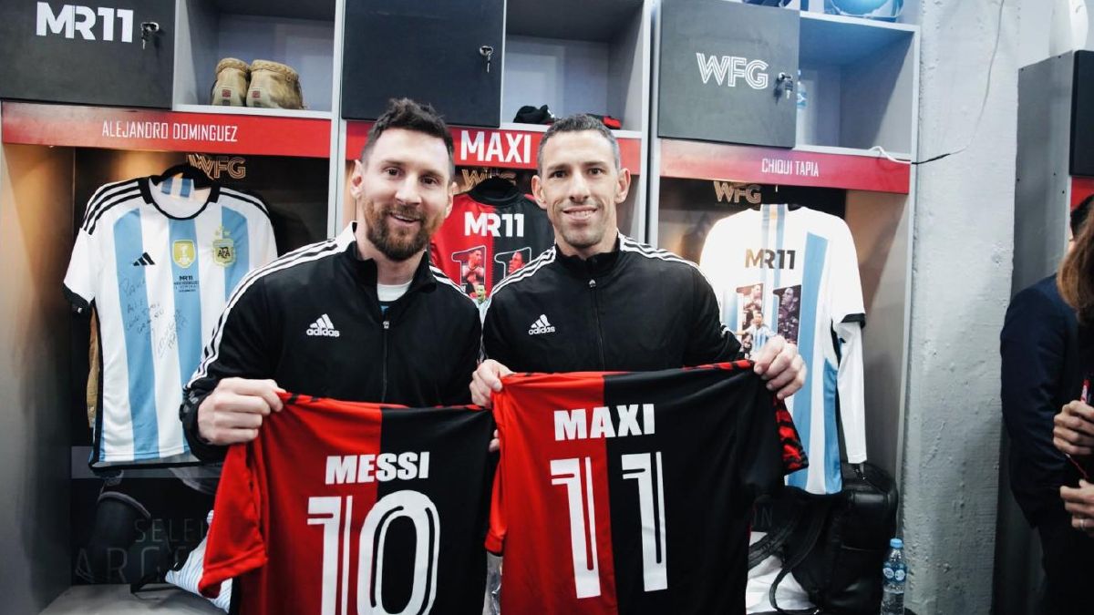 Messi hizo vibrar el Coloso en la despedida de Maxi Rodríguez