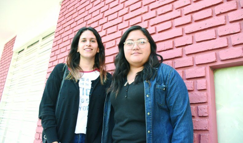 María Belén Barragán, la directora del film, junto a la productora Ornella Corigliano.