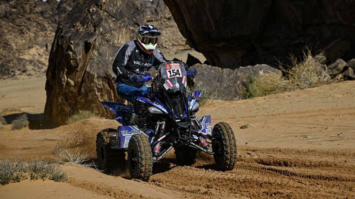 El mendocino Francisco Moreno Flores ganó su primera etapa en el Dakar 2023 en Cuatriciclos
