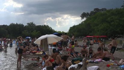 Fuerte tormenta con granizo azotó a Villa María el primer día del año
