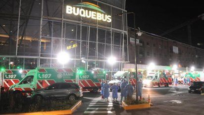 Excarcelaron al joven que viajó con coronavirus en Buquebus, pero seguirá internado