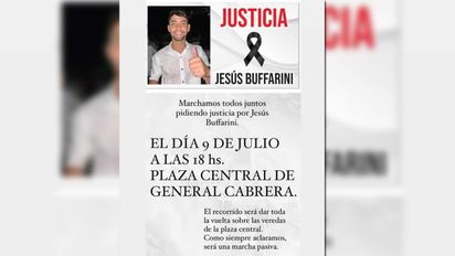 Convocan a una nueva marcha para pedir justicia por Jesús Buffarini