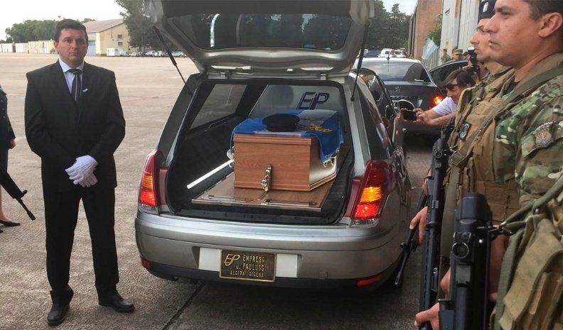 El capitán Castagnari descansará en suelo riocuartense.