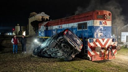 Tancacha: un móvil de la Guardia Local cayó en un pozo durante un patrullaje