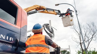 Refuerzan el mantenimiento urbano en Córdoba con operativos simultáneos