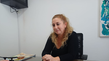 La Licenciada en Trabajo Social e integrante del área de Desarrollo del Municipio, Sonia Cattana