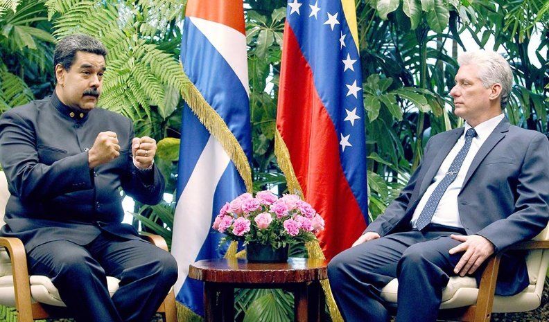 Maduro visitó en Cuba a Díaz-Canel