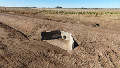 Chaján: construyeron 22 microembalses para prevenir la inundación de los campos