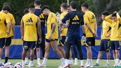 Boca volvió a los entrenamientos e inició la pretemporada en Ezeiza