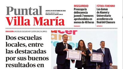 Accedé a la edición impresa de Diario Puntal Villa María