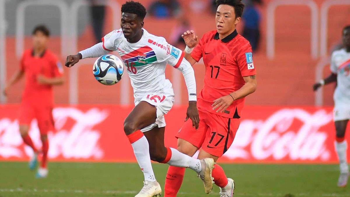 Gambia y Corea del Sur empataron en Mendoza 0 a 0. Ambos equipos están clasificados en el Grupo F