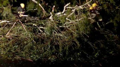 El viento provocó destrozos en distintos puntos de la provincia