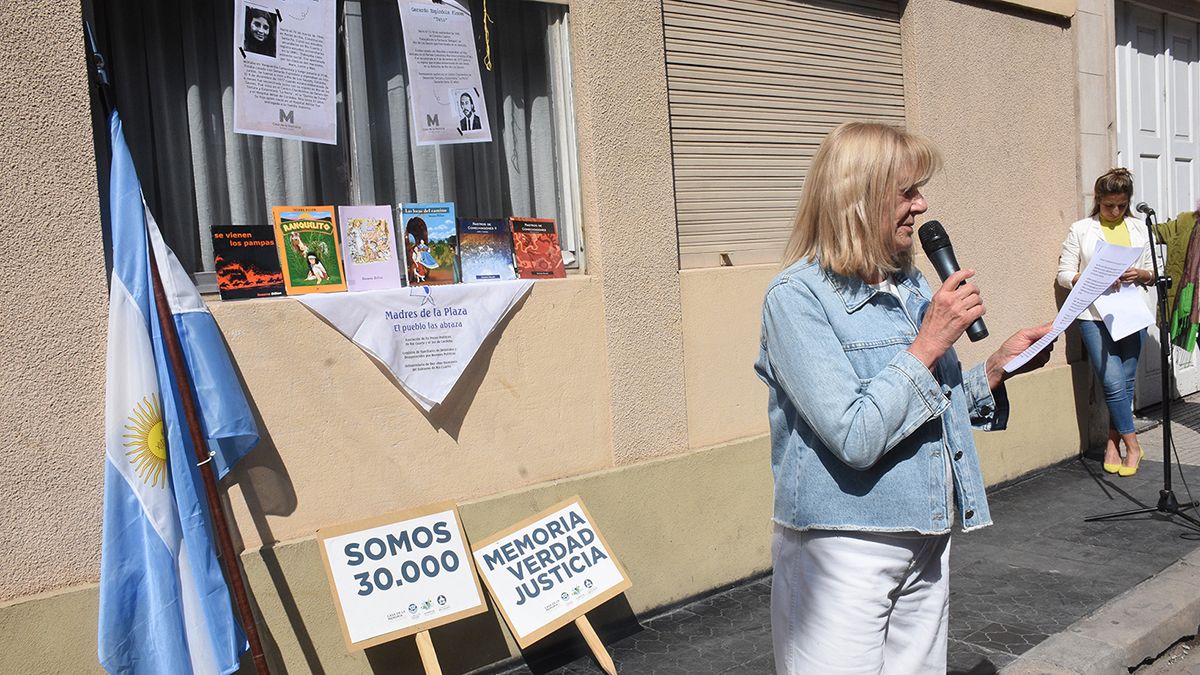 Conmovedor homenaje a Susana Dillon. Foto: Estela Zogbe