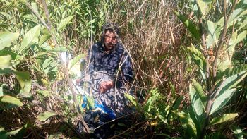 Desmalezaban y encontraron a una persona en situación de calle