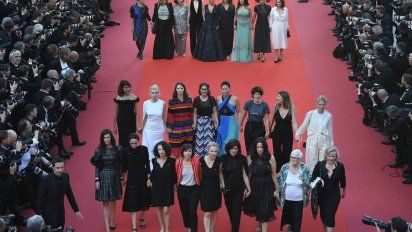 Estrellas del Festival de Cannes exigen igualdad salarial