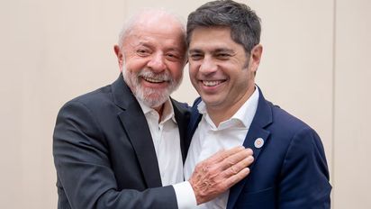 Kicillof con Lula : 