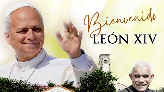 La imagen de bienvenida al Papa que publica la página web Don Orione.