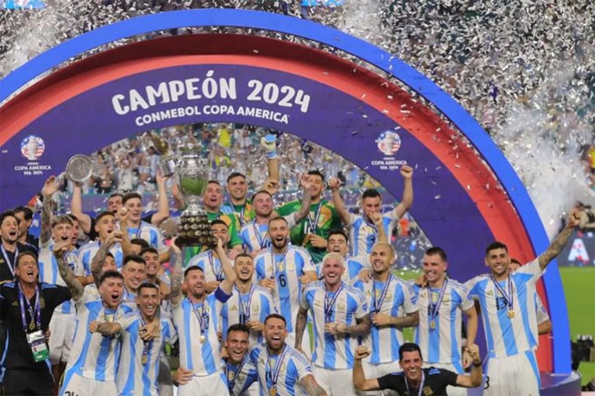 La coronación de la Copa América 2024 a la Selección Argentina, la más ganadora de la historia