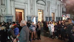 con gran convocatoria, partio la peregrinacion hacia reduccion