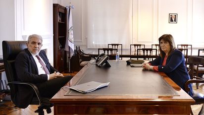 Bullrich se volvió a reunir con Aníbal Fernández y reiteró que 