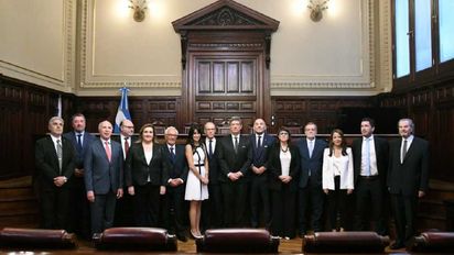 Sin los legisladores, juraron los nuevos miembros del Consejo de la Magistratura