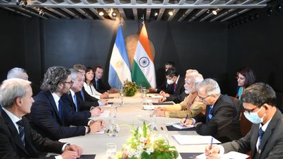 Fernández se reunió con el primer ministro de India con la mirada puesta en la agenda del Sur Global