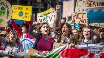 Protestas en todo el mundo contra el cambio climático
