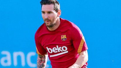 Lionel volvió al trabajo y por protocolo, deberá entrenar solo por una semana