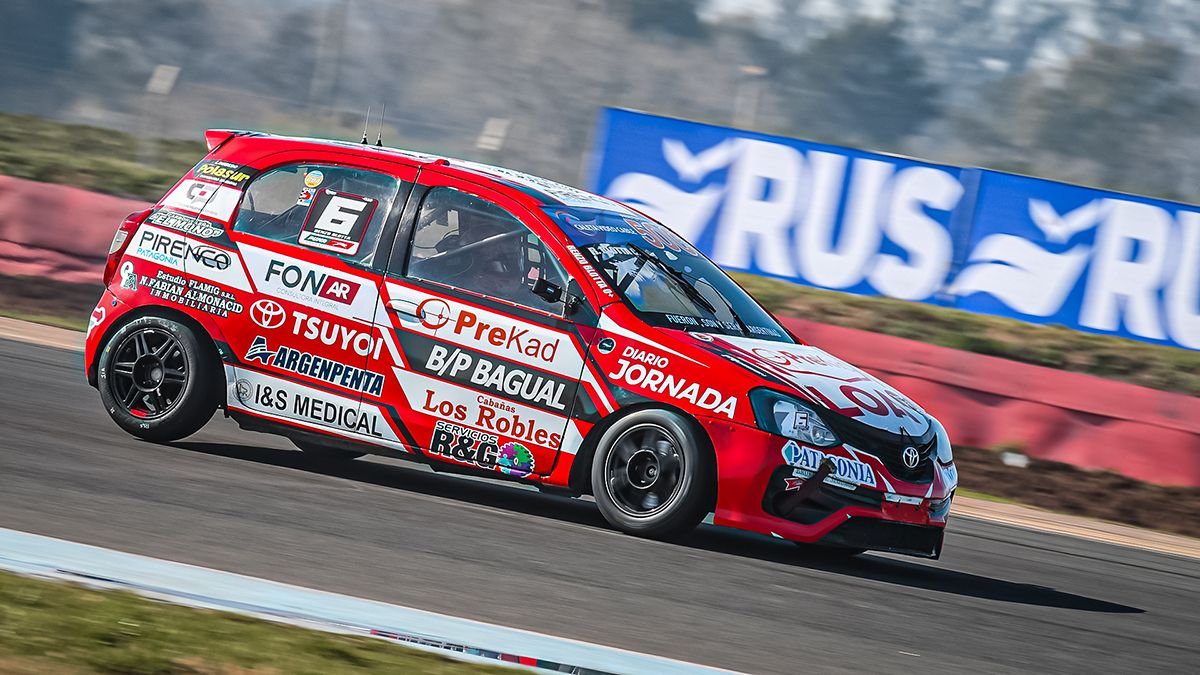 El piloto de Comodoro Rivadavia, Renzo Blotta, fue el más veloz en San Nicolás en la primera clasificación de la Clase 2