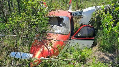 Cayó una avioneta en Villa Rumipal