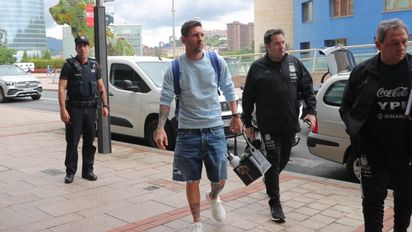 Con Messi, la Selección tuvo su primera práctica en Bilbao pensando en la Finalissima