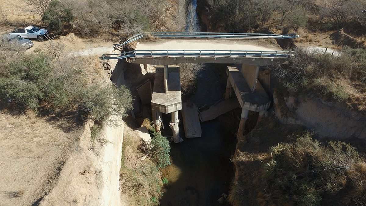 Los vecinos de la zona rural de Alcira Gigena pidieron la construcción de un nuevo puente que los conecte con la ruta E-90.