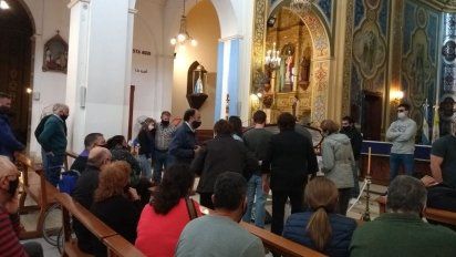 Familiares y fieles despidieron al padre Jorge Vaudagna en Sampacho
