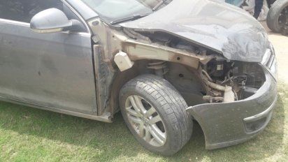 Una mujer herida tras un choque en el sur de la ciudad