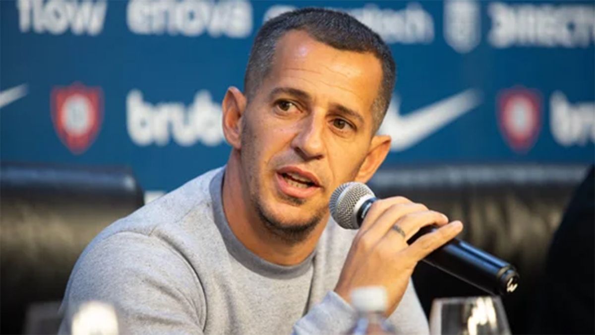 Leandro Romagnoli, DT de San Lorenzo, muy enojado con el arbitraje contra Boca