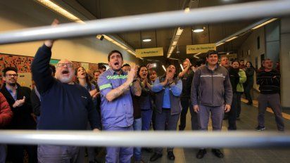 Paro de los metrodelegados en los subtes