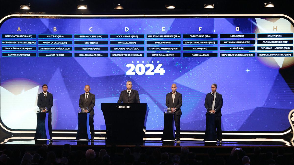 El sorteo de la Copa Libertadores en la sede de la Conmebol en Perú