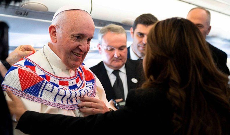 El Papa llegó a Panamá en medio de la tensión en el continente